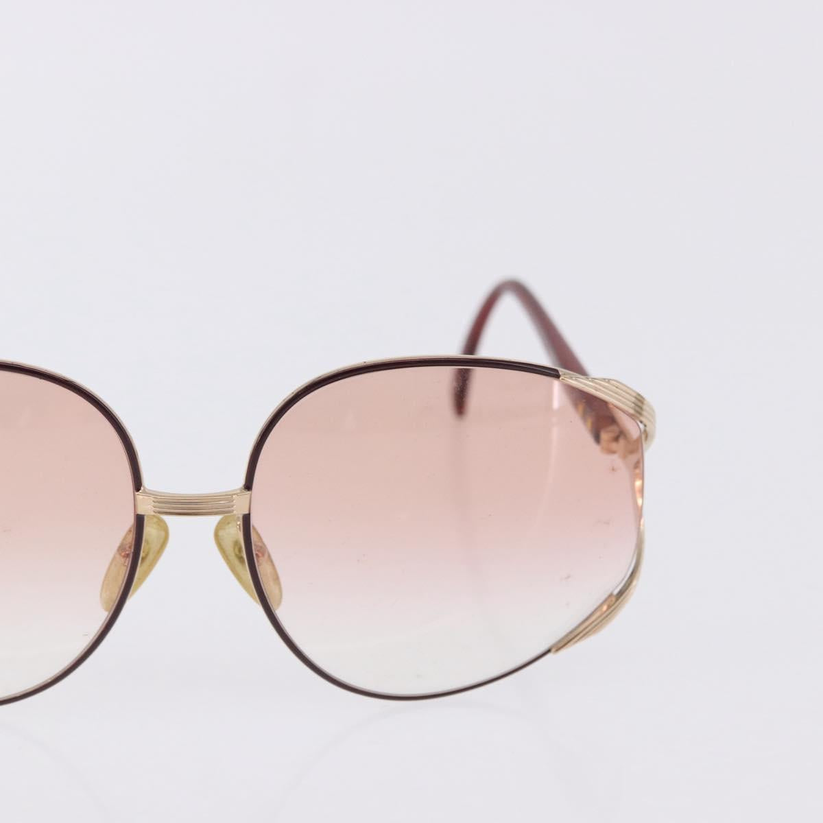 Christian Dior Sunglasses Plastic metal 5 Set Black Gold Auth SW2621