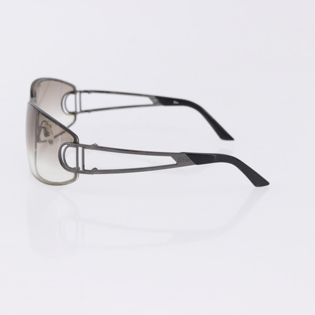 Christian Dior Sunglasses Plastic metal 5 Set Black Gold Auth SW2621