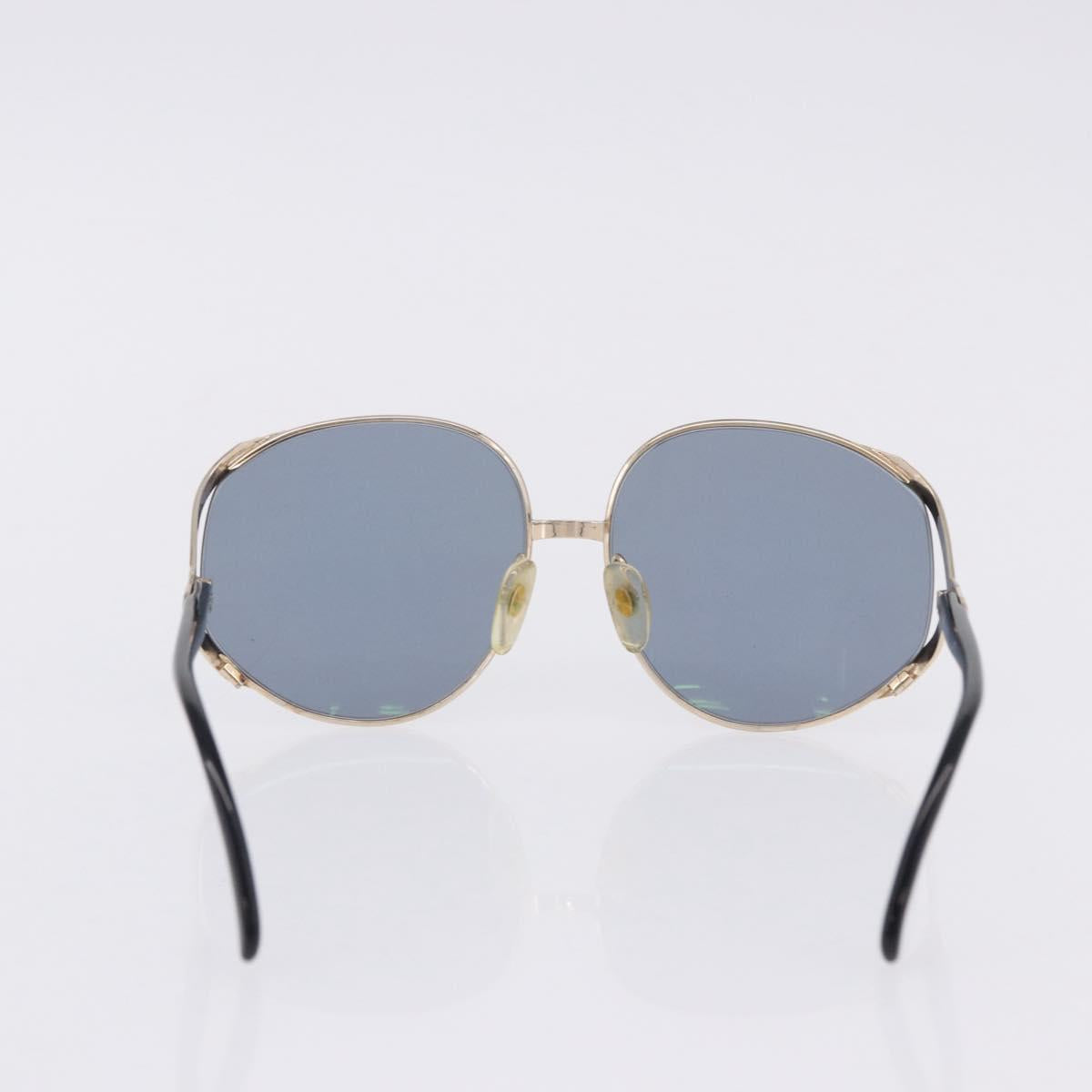 Christian Dior Sunglasses Plastic metal 5 Set Black Gold Auth SW2621