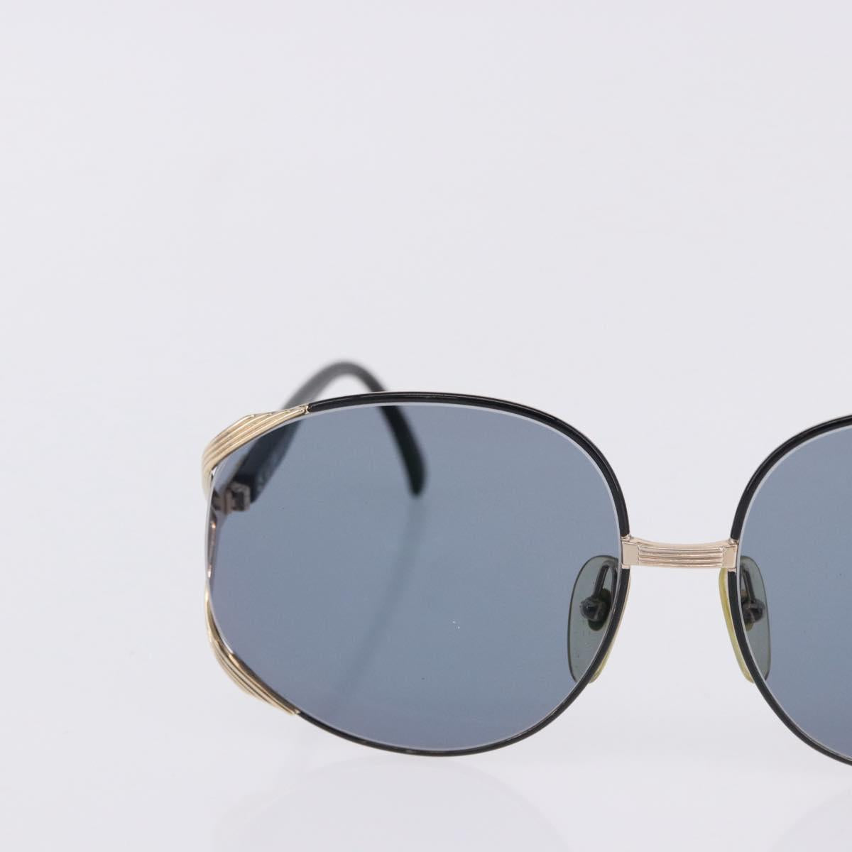 Christian Dior Sunglasses Plastic metal 5 Set Black Gold Auth SW2621