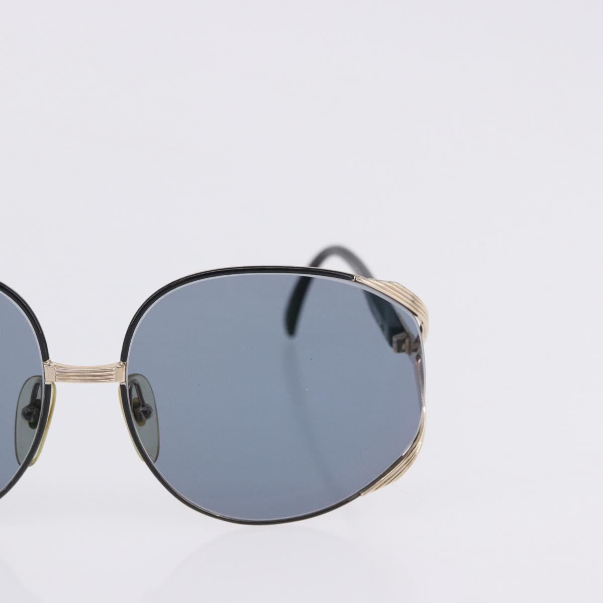 Christian Dior Sunglasses Plastic metal 5 Set Black Gold Auth SW2621