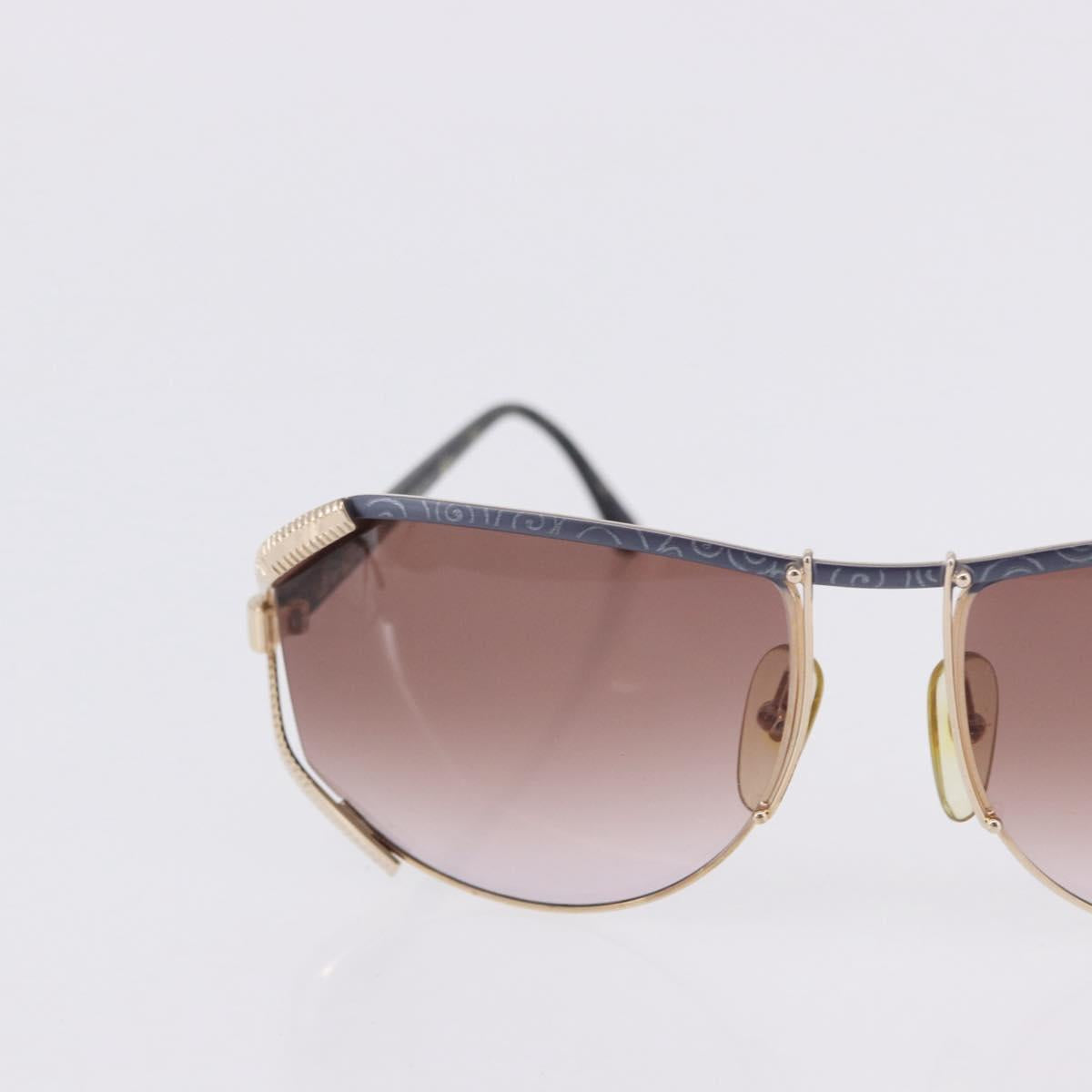 Christian Dior Sunglasses Plastic metal 5 Set Black Gold Auth SW2621