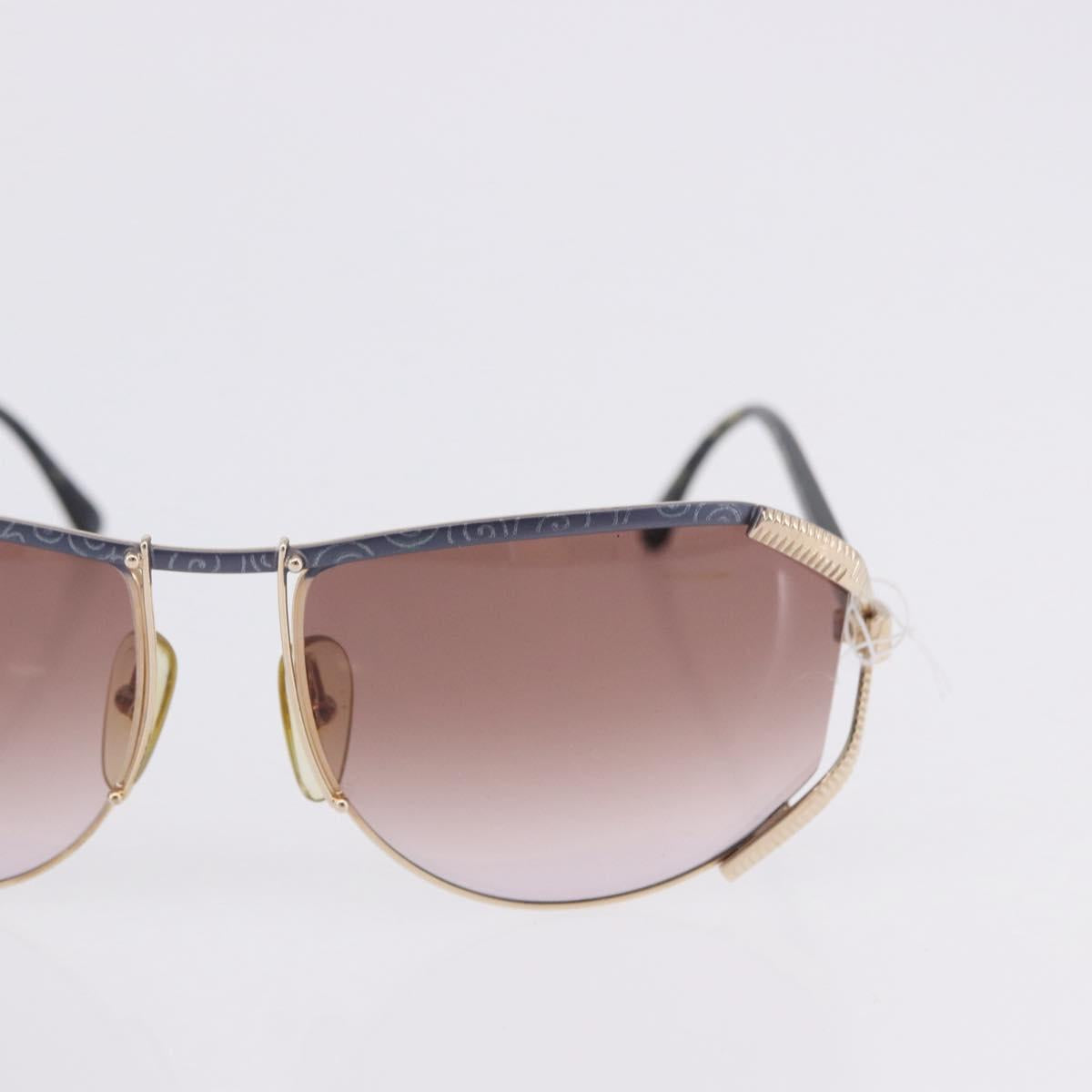 Christian Dior Sunglasses Plastic metal 5 Set Black Gold Auth SW2621