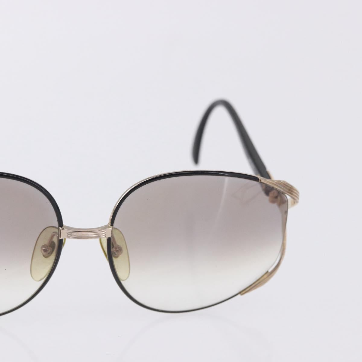 Christian Dior Sunglasses Plastic metal 5 Set Black Gold Auth SW2621