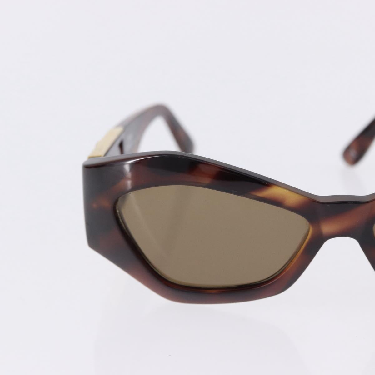 VERSACE Sunglasses Plastic Metal 4 Set Black Gold Auth SW2624