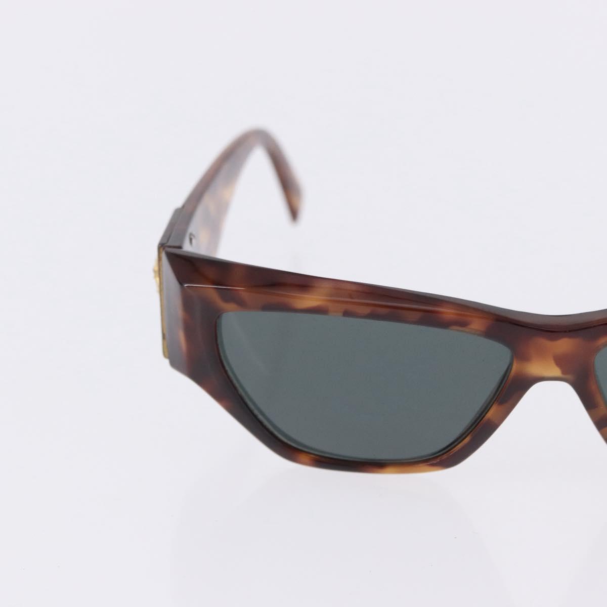 VERSACE Sunglasses Plastic Metal 4 Set Black Gold Auth SW2624