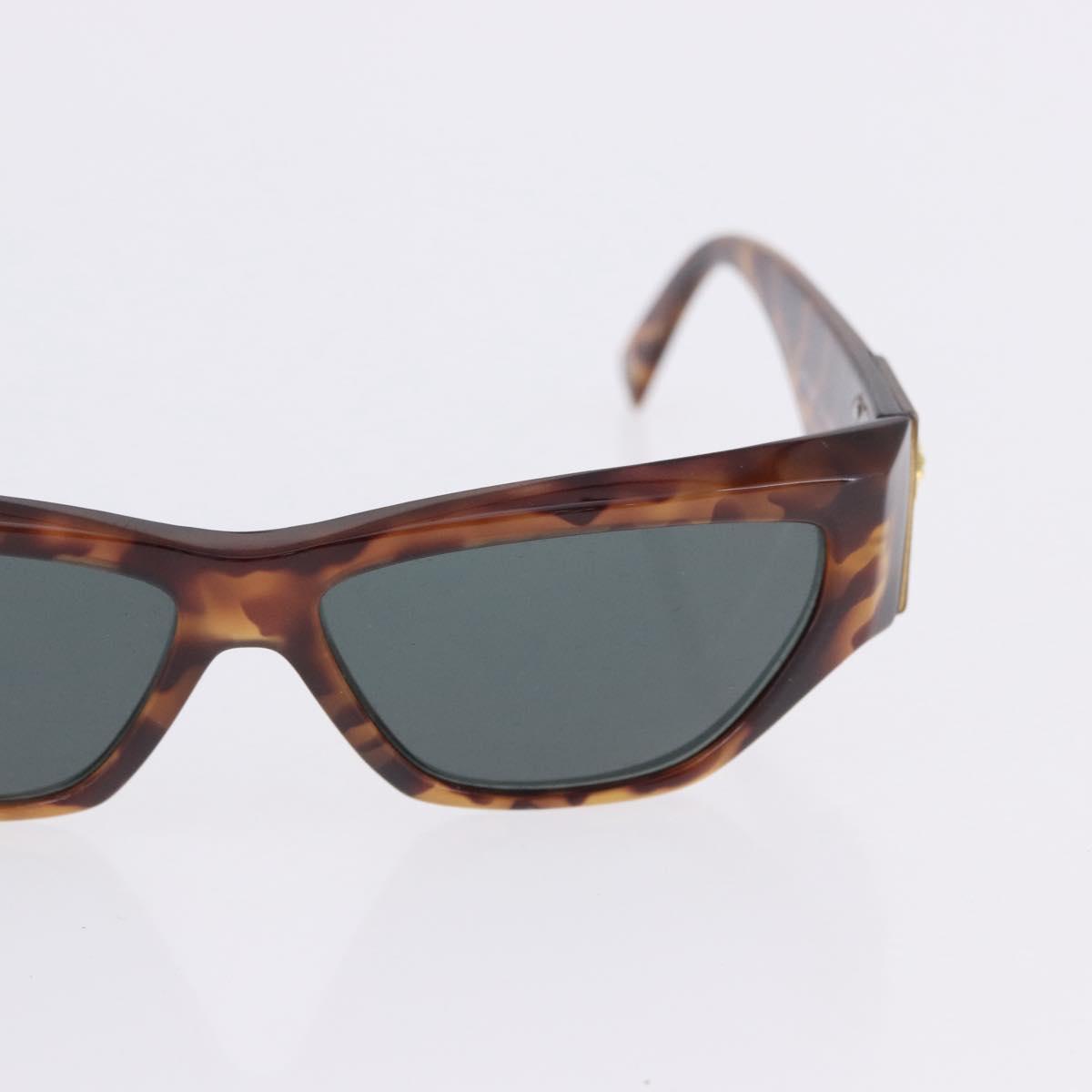 VERSACE Sunglasses Plastic Metal 4 Set Black Gold Auth SW2624