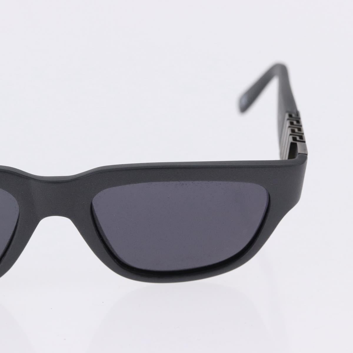 VERSACE Sunglasses Plastic Metal 4 Set Black Gold Auth SW2624