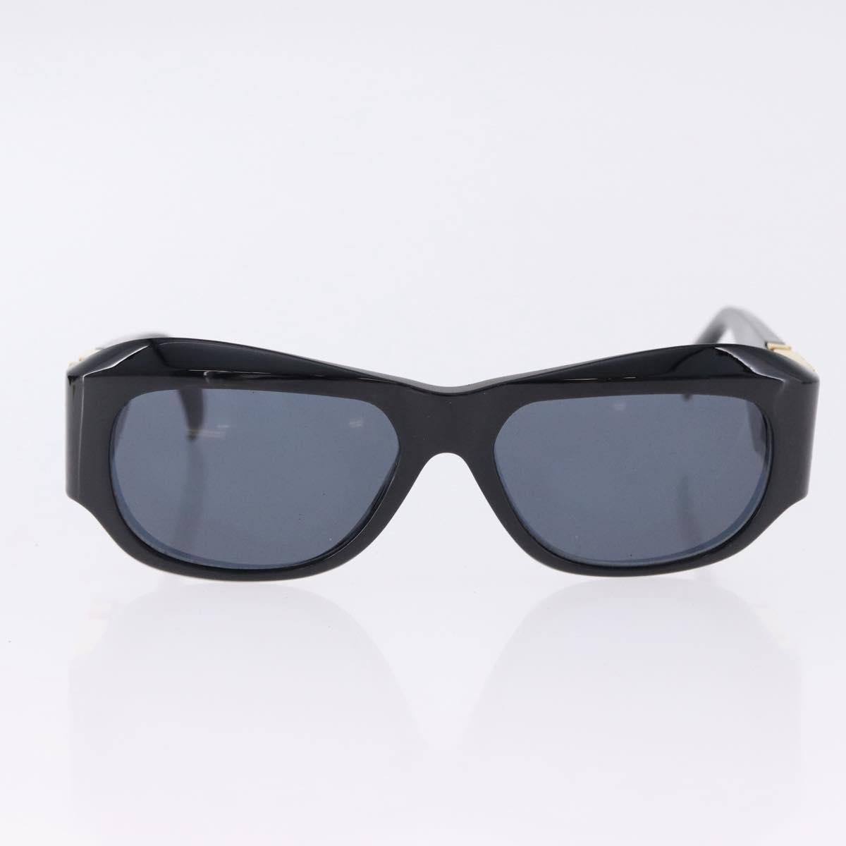 VERSACE Sunglasses Plastic Metal 4 Set Black Gold Auth SW2624