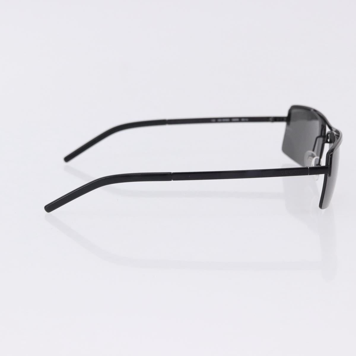 GUCCI Sunglasses Metal Plastic 3 Set Black Gold Auth SW2625