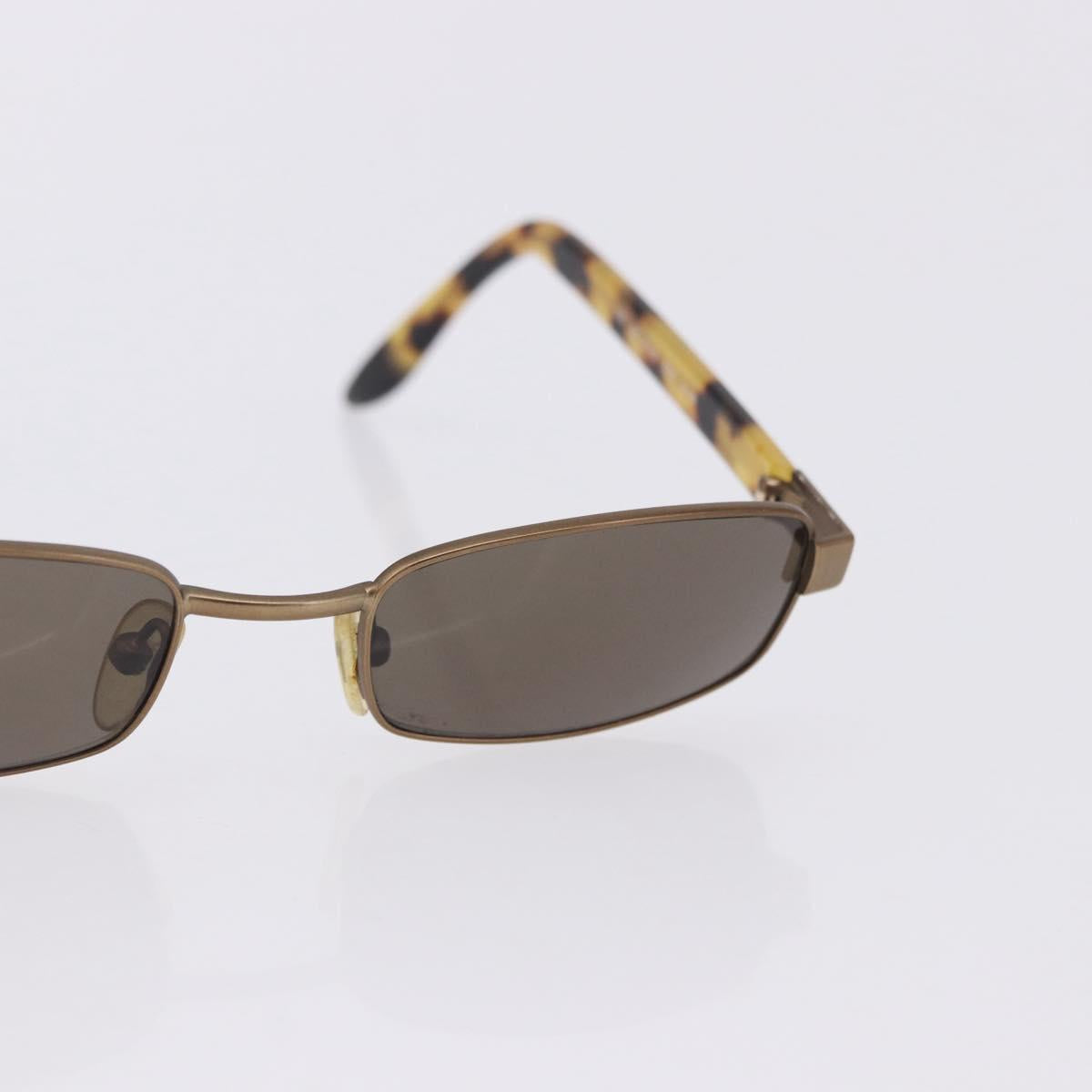 GUCCI Sunglasses Metal Plastic 3 Set Black Gold Auth SW2625