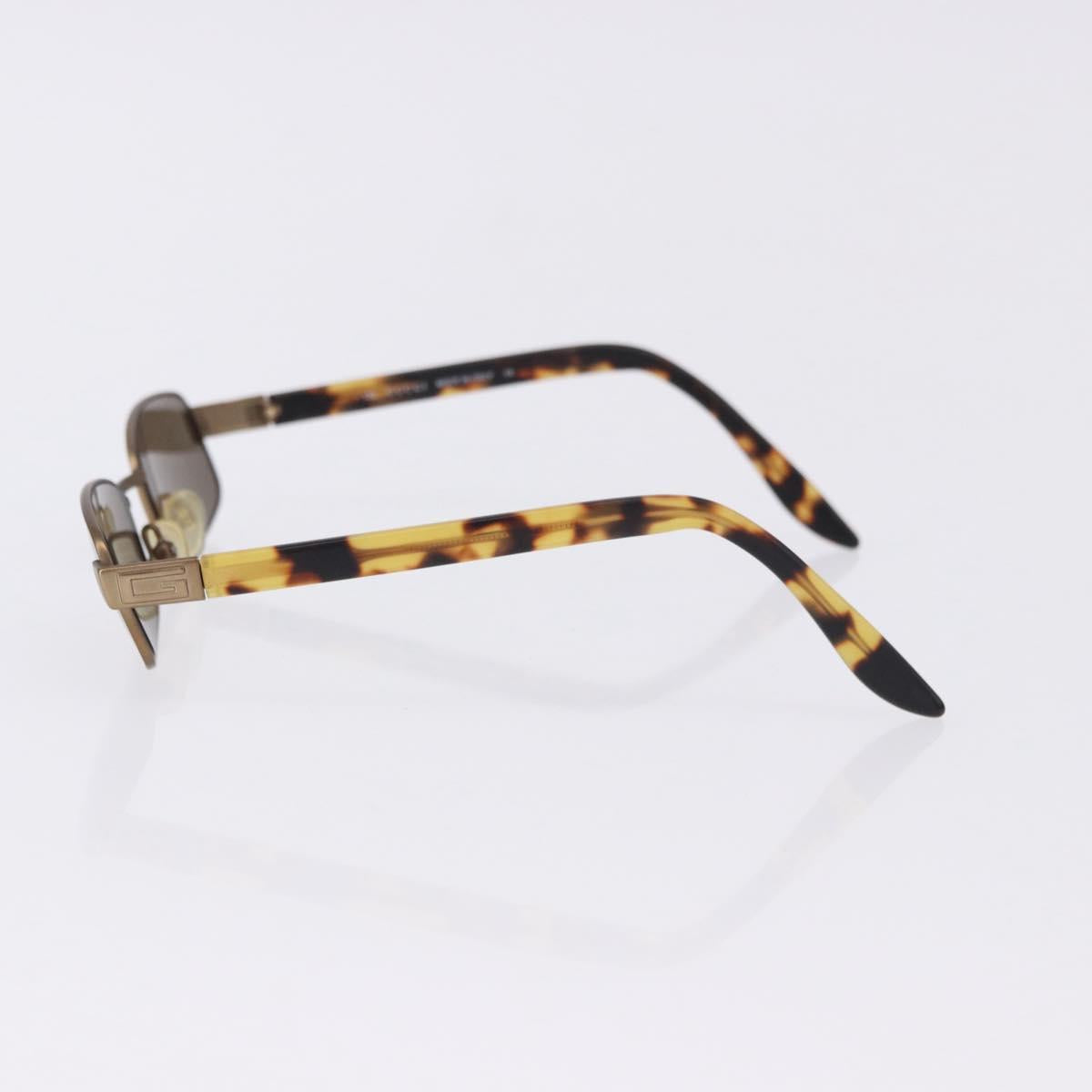 GUCCI Sunglasses Metal Plastic 3 Set Black Gold Auth SW2625