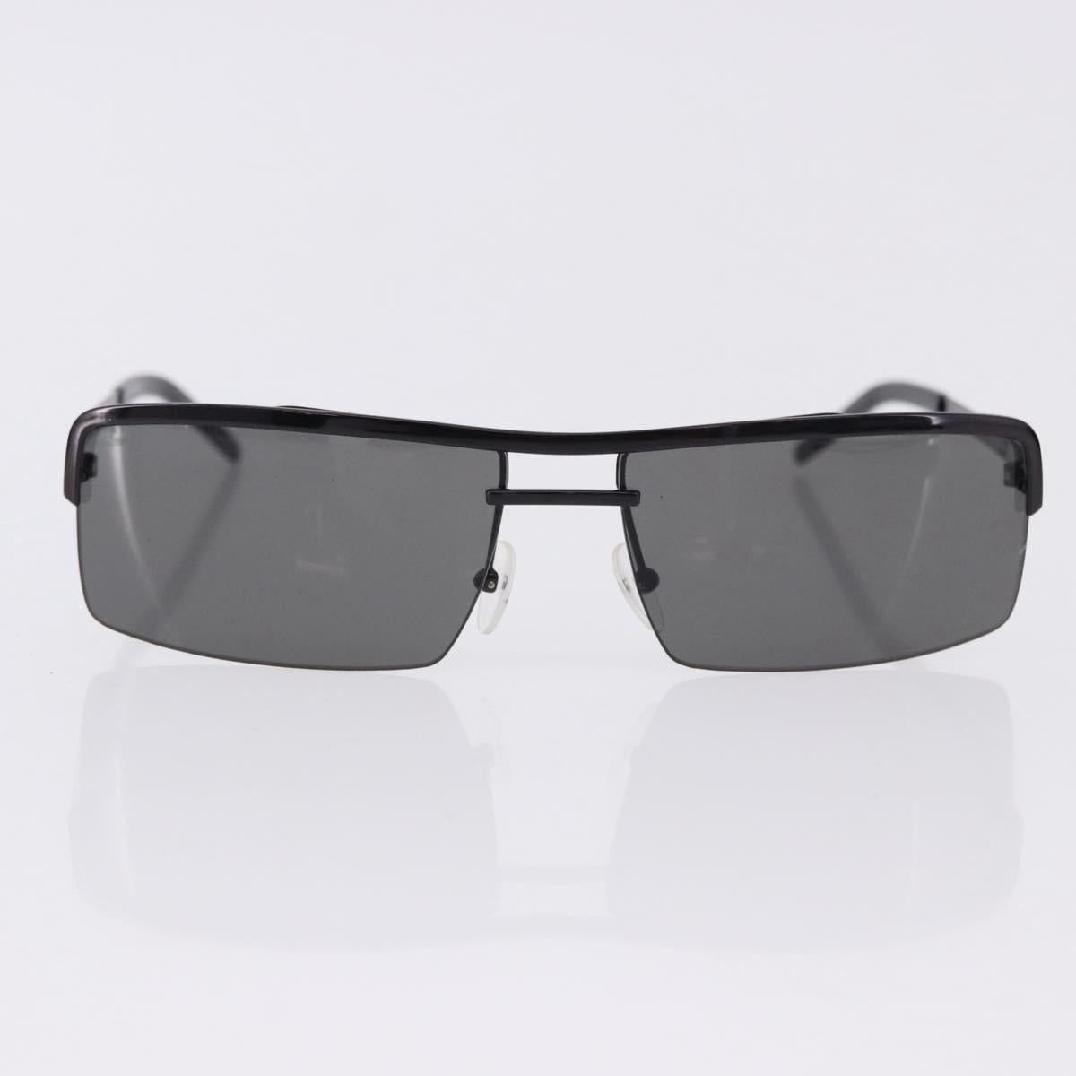 GUCCI Sunglasses Metal Plastic 3 Set Black Gold Auth SW2625