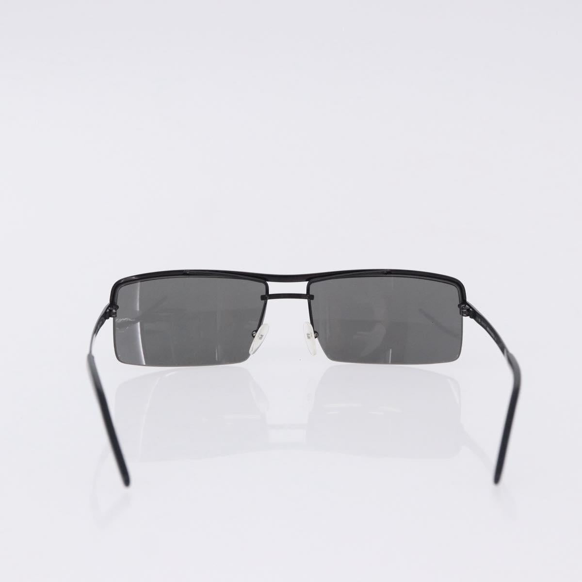 GUCCI Sunglasses Metal Plastic 3 Set Black Gold Auth SW2625