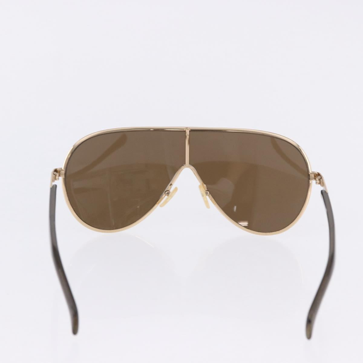 GUCCI Sunglasses Metal Plastic 3 Set Black Gold Green Auth SW2626
