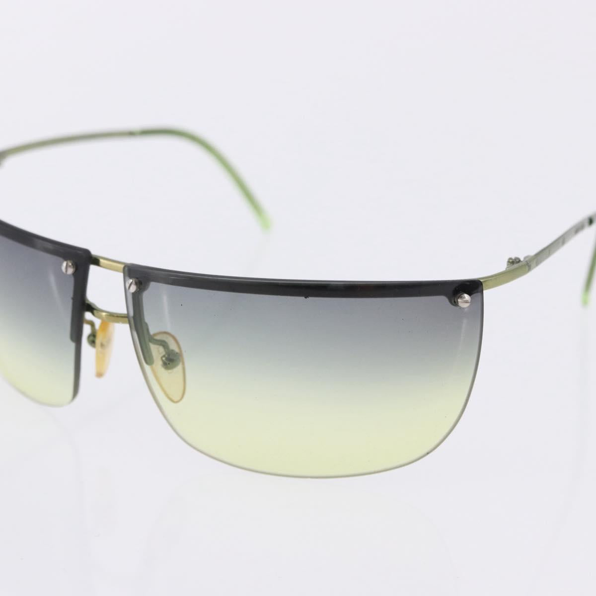 GUCCI Sunglasses Metal Plastic 3 Set Black Gold Green Auth SW2626