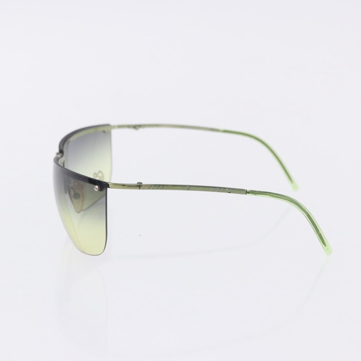 GUCCI Sunglasses Metal Plastic 3 Set Black Gold Green Auth SW2626
