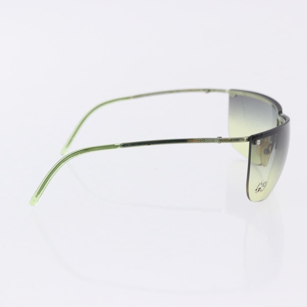 GUCCI Sunglasses Metal Plastic 3 Set Black Gold Green Auth SW2626