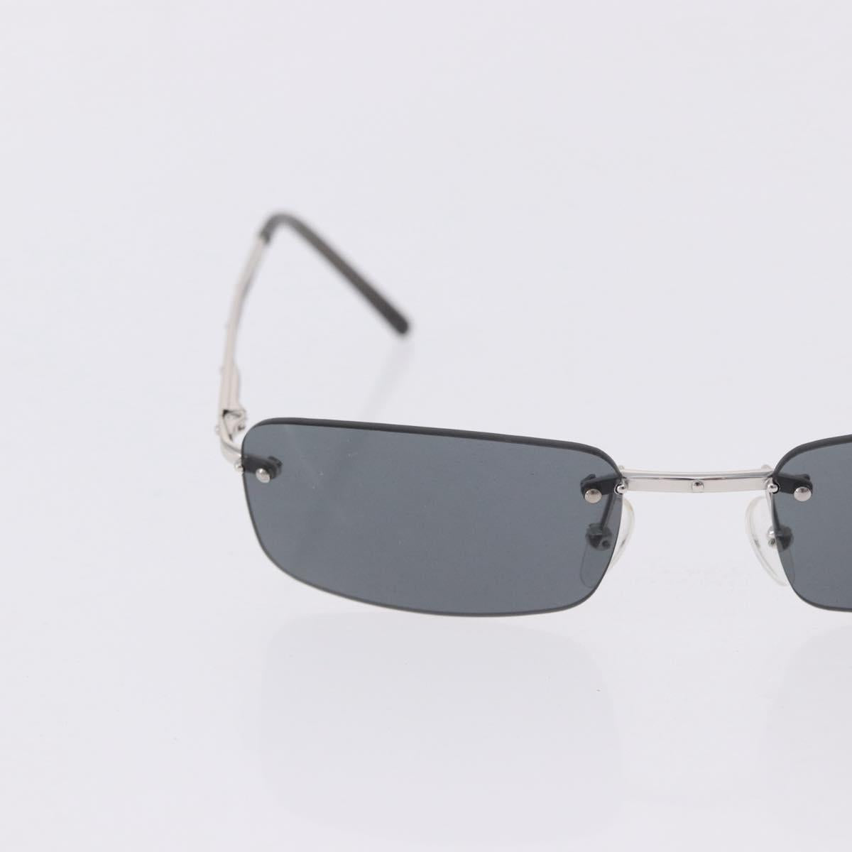 GUCCI Sunglasses Metal 3 Set Silver Brown Auth SW2627