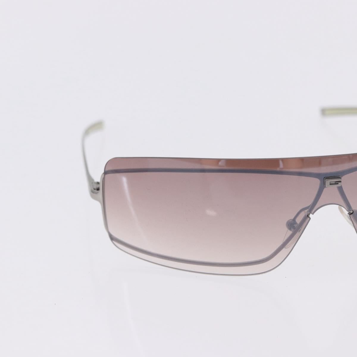 GUCCI Sunglasses Metal 3 Set Silver Brown Auth SW2627