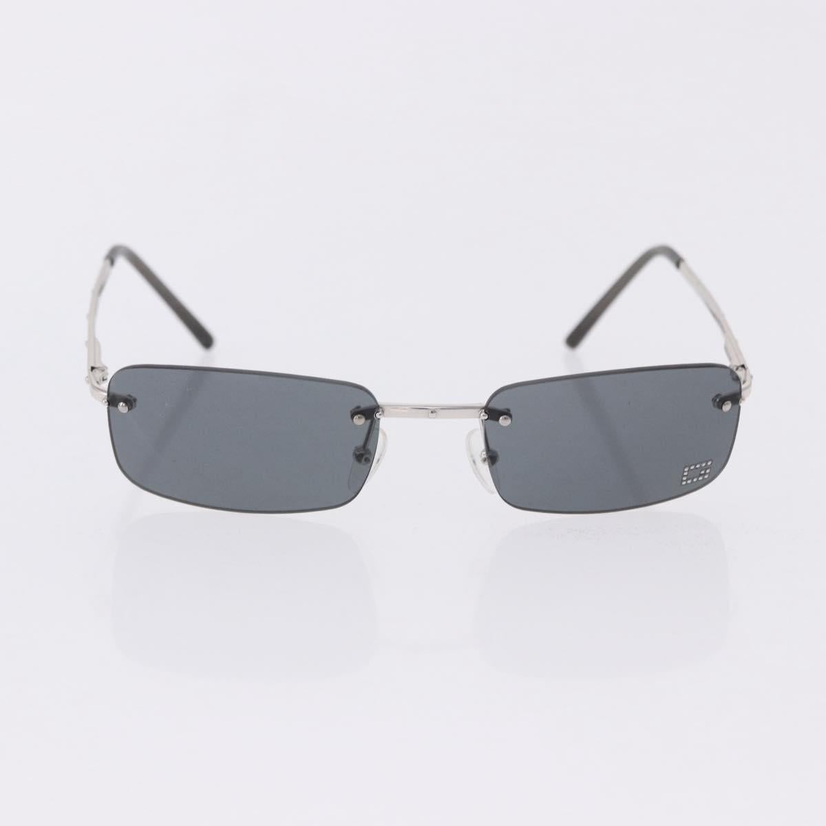 GUCCI Sunglasses Metal 3 Set Silver Brown Auth SW2627