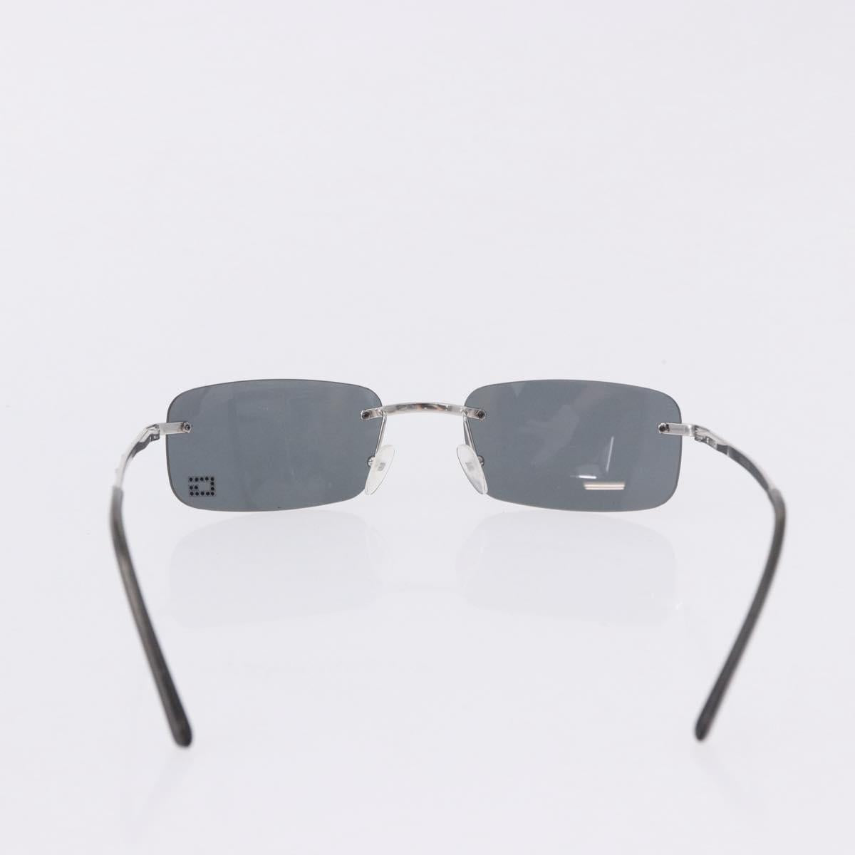 GUCCI Sunglasses Metal 3 Set Silver Brown Auth SW2627