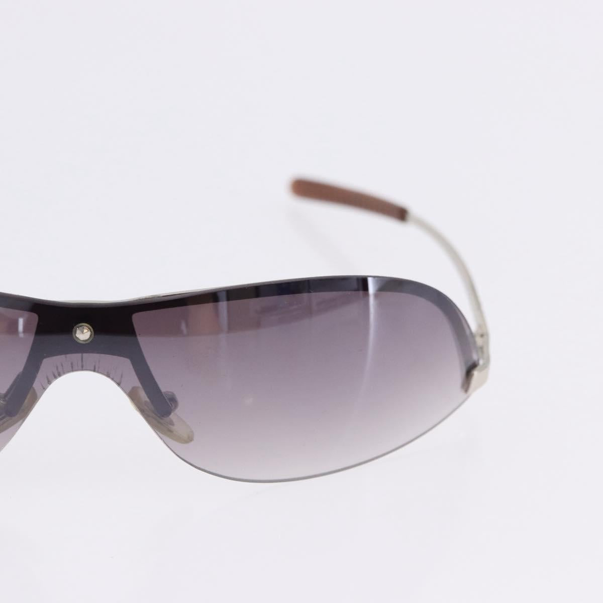 GUCCI Sunglasses Metal Plastic 3 Set Silver Brown Auth SW2628
