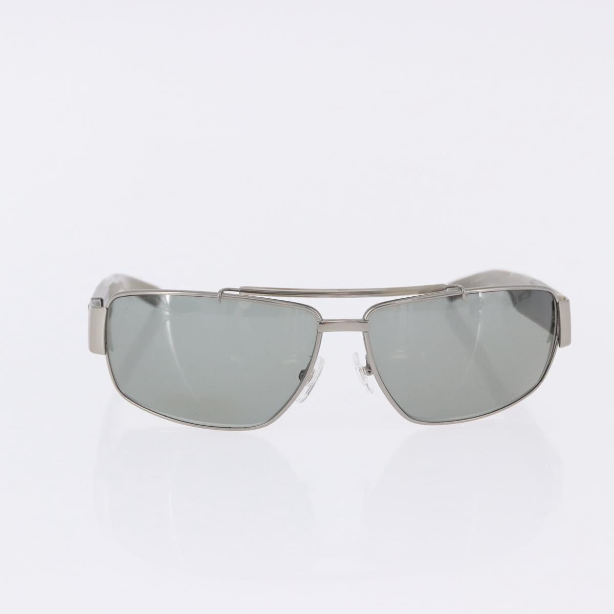 GUCCI Sunglasses Metal Plastic 3 Set Silver Brown Auth SW2628
