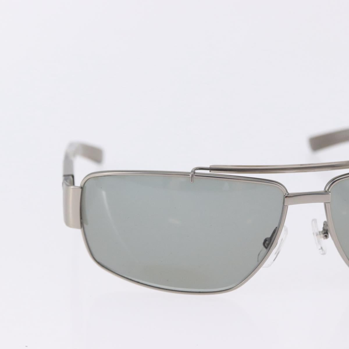 GUCCI Sunglasses Metal Plastic 3 Set Silver Brown Auth SW2628