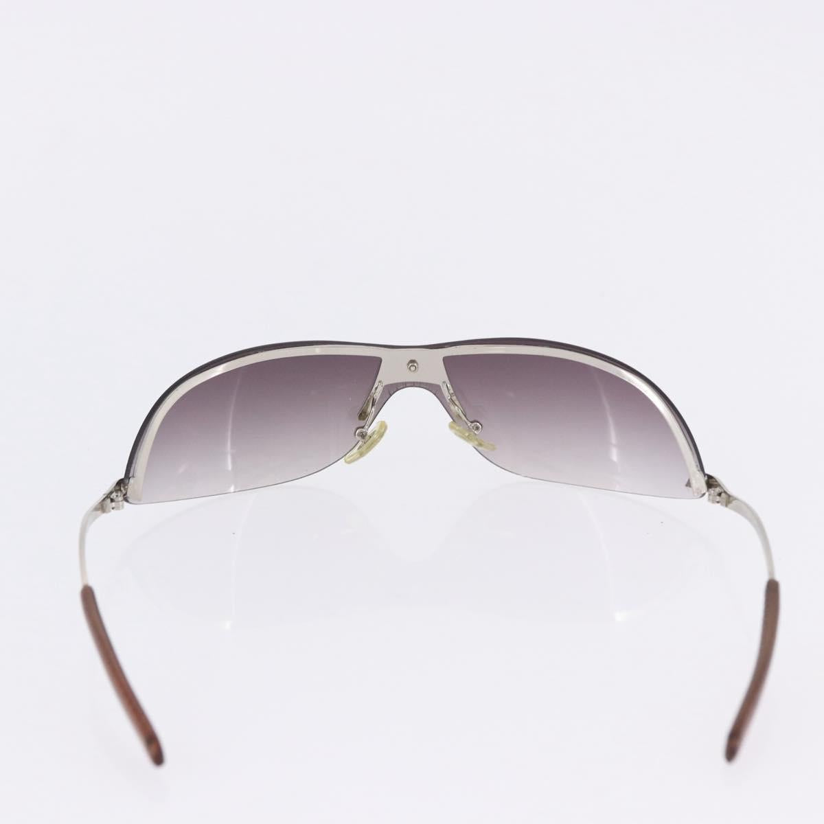 GUCCI Sunglasses Metal Plastic 3 Set Silver Brown Auth SW2628