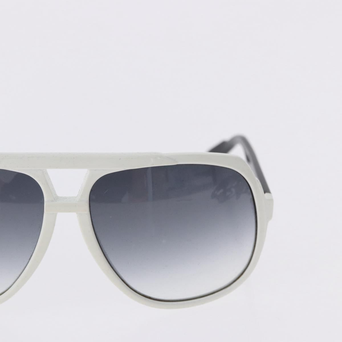 GUCCI Sunglasses Plastic 3 Set White Black Gray Auth SW2629