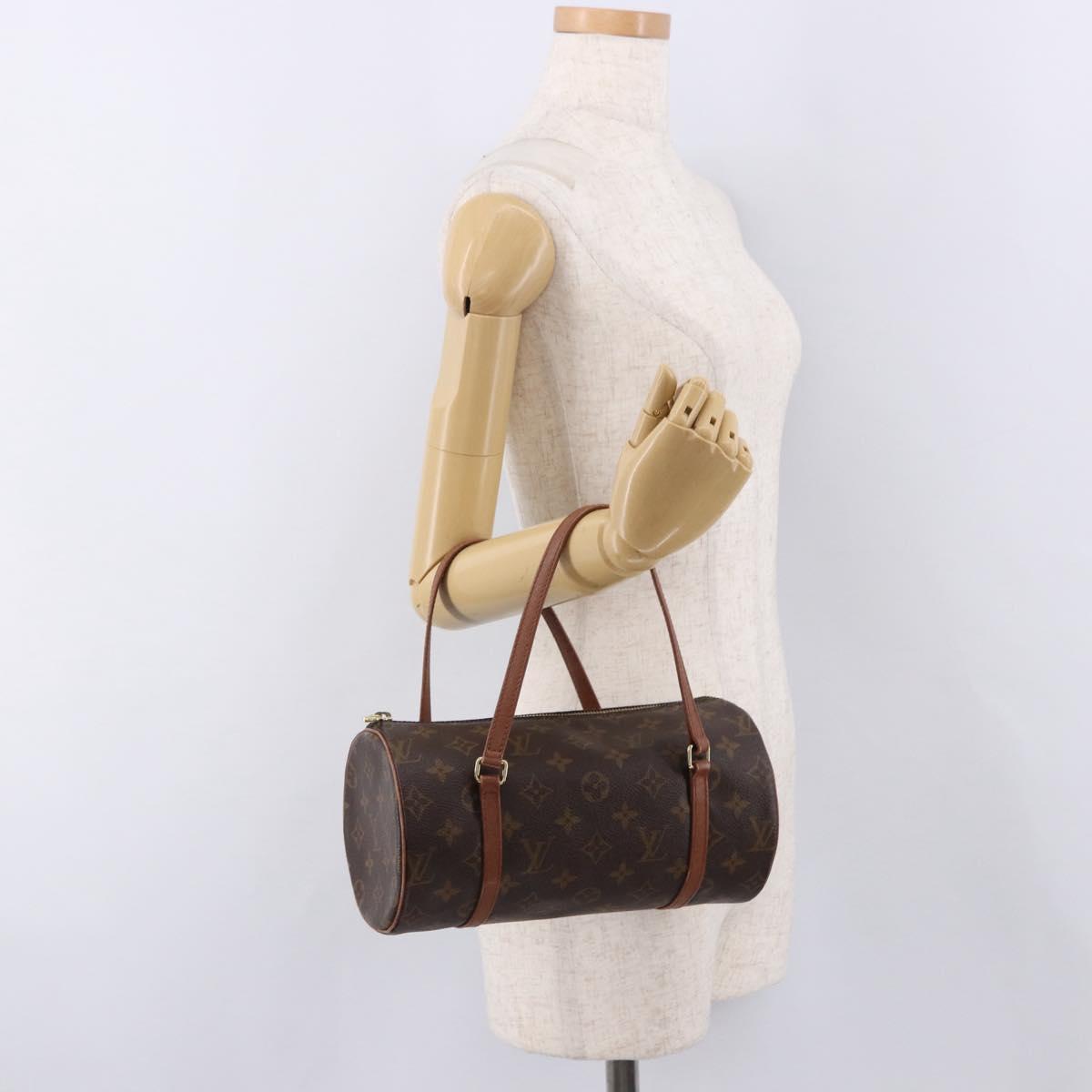 LOUIS VUITTON Monogram Papillon 26 Hand Bag M51366 LV Auth SW2631V