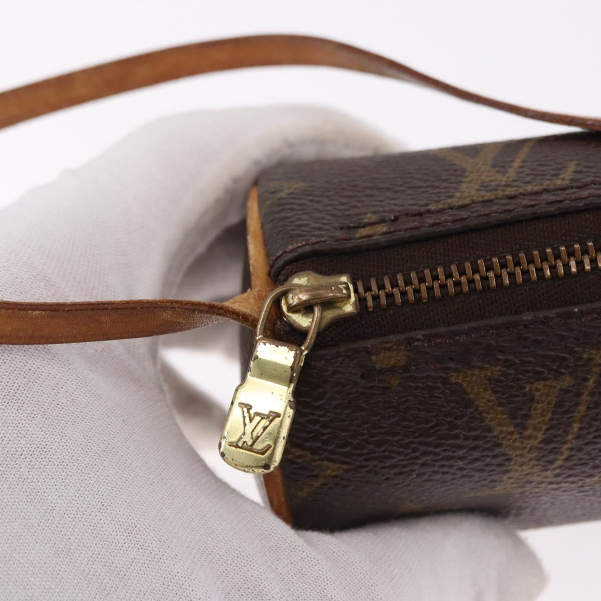 LOUIS VUITTON Monogram Papillon Pouch Pouch LV Auth SW2633