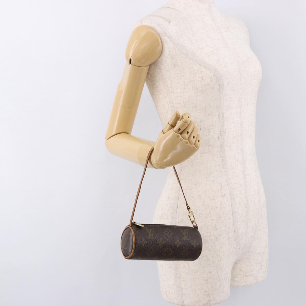 LOUIS VUITTON Monogram Papillon Pouch Pouch LV Auth SW2633