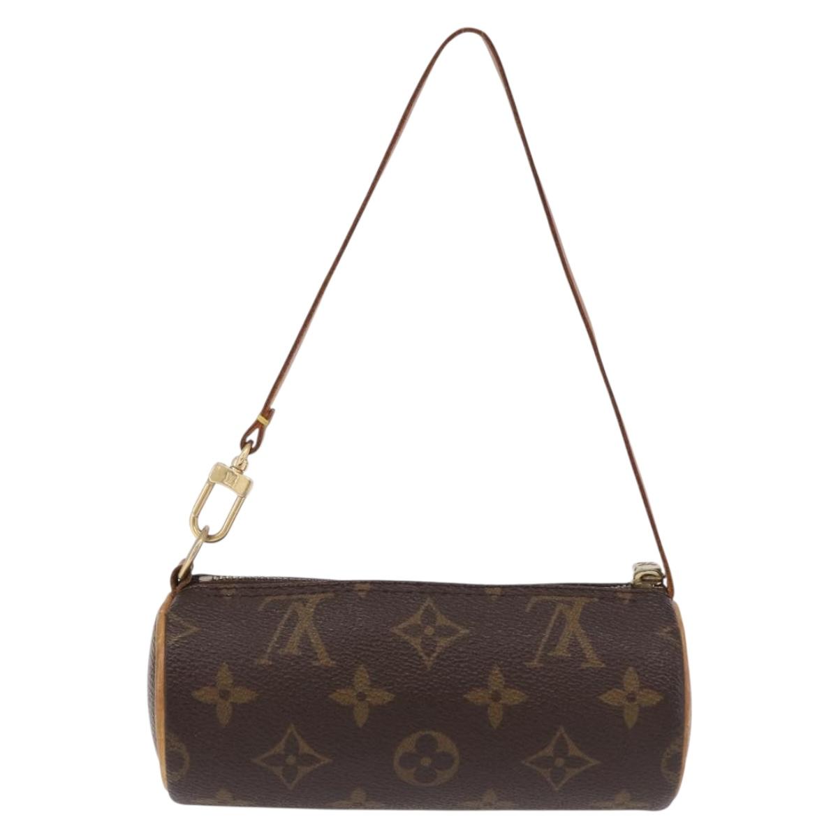 LOUIS VUITTON Monogram Papillon Pouch Pouch LV Auth SW2633