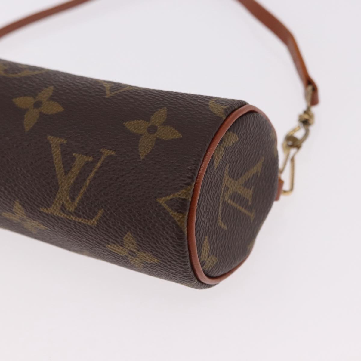 LOUIS VUITTON Monogram Papillon Pouch LV Auth SW2634