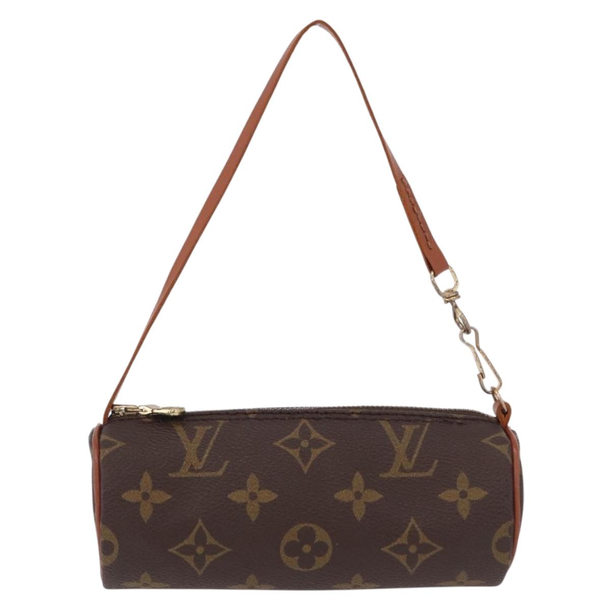 LOUIS VUITTON Monogram Papillon Pouch LV Auth SW2634