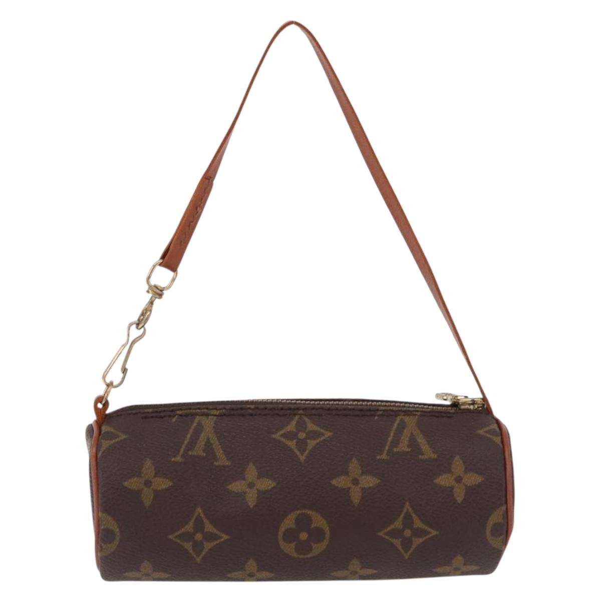 LOUIS VUITTON Monogram Papillon Pouch LV Auth SW2634