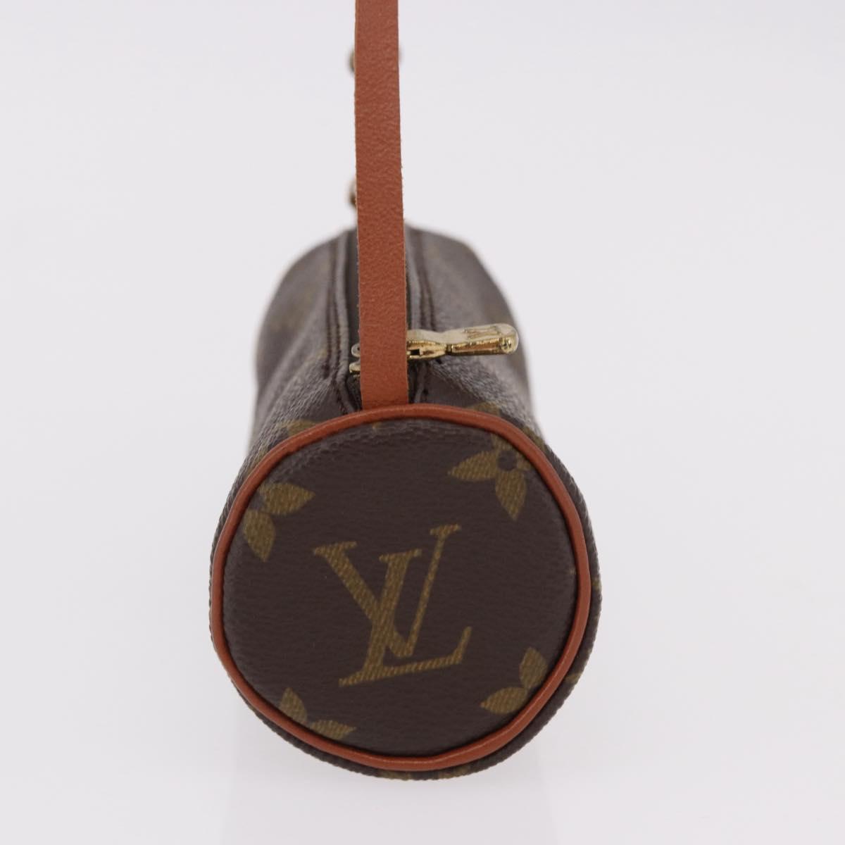 LOUIS VUITTON Monogram Papillon Pouch LV Auth SW2634