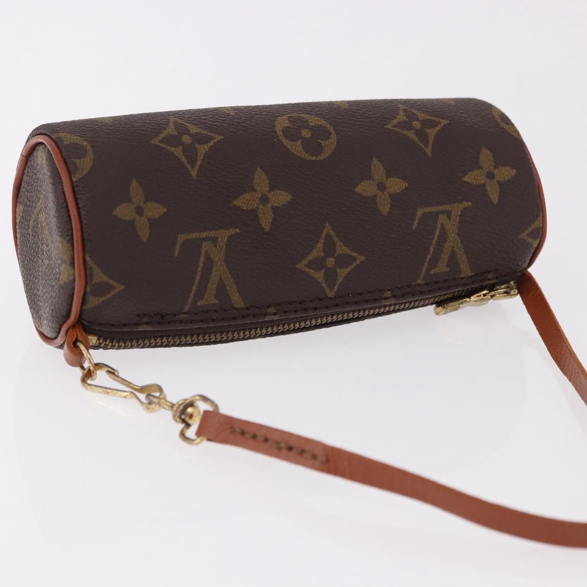 LOUIS VUITTON Monogram Papillon Pouch LV Auth SW2634