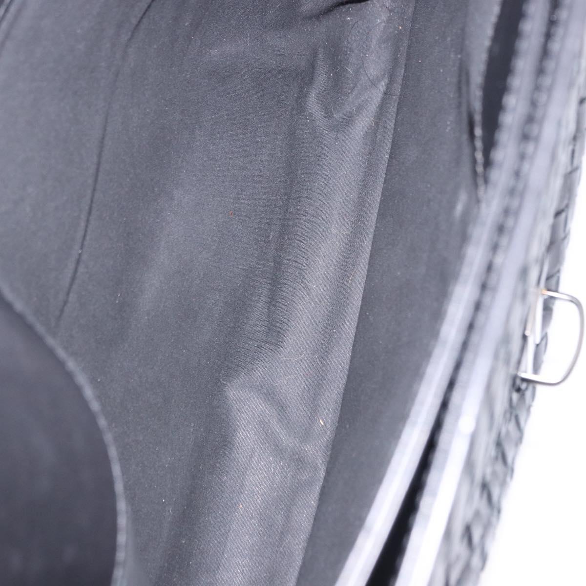 BOTTEGA VENETA INTRECCIATO Briefcase Leather Black 113095 Auth SW2642V