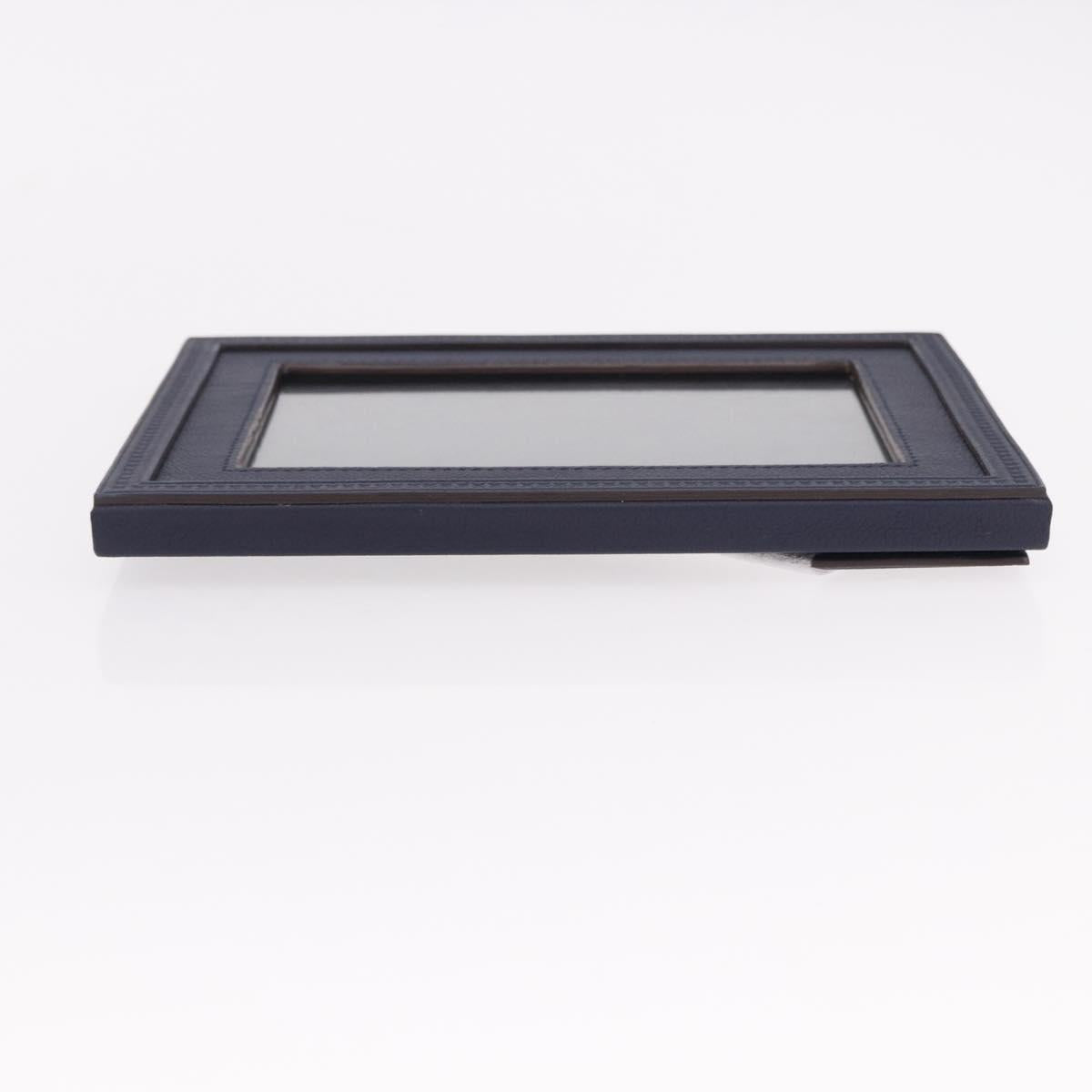 LOUIS VUITTON Cardul Photo Henri MM Photo Frame Leather Navy R98155 Auth SW2644M