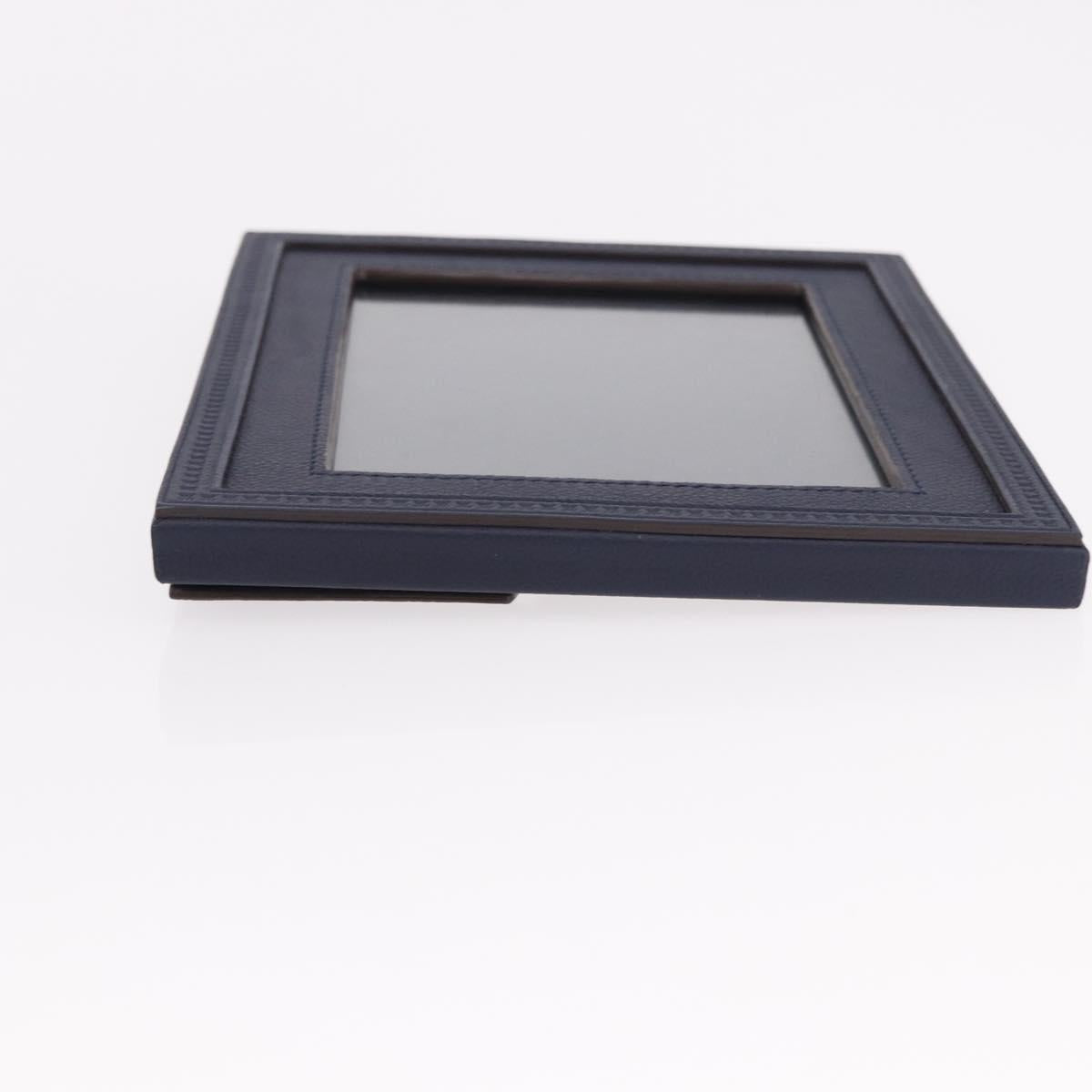 LOUIS VUITTON Cardul Photo Henri MM Photo Frame Leather Navy R98155 Auth SW2644M