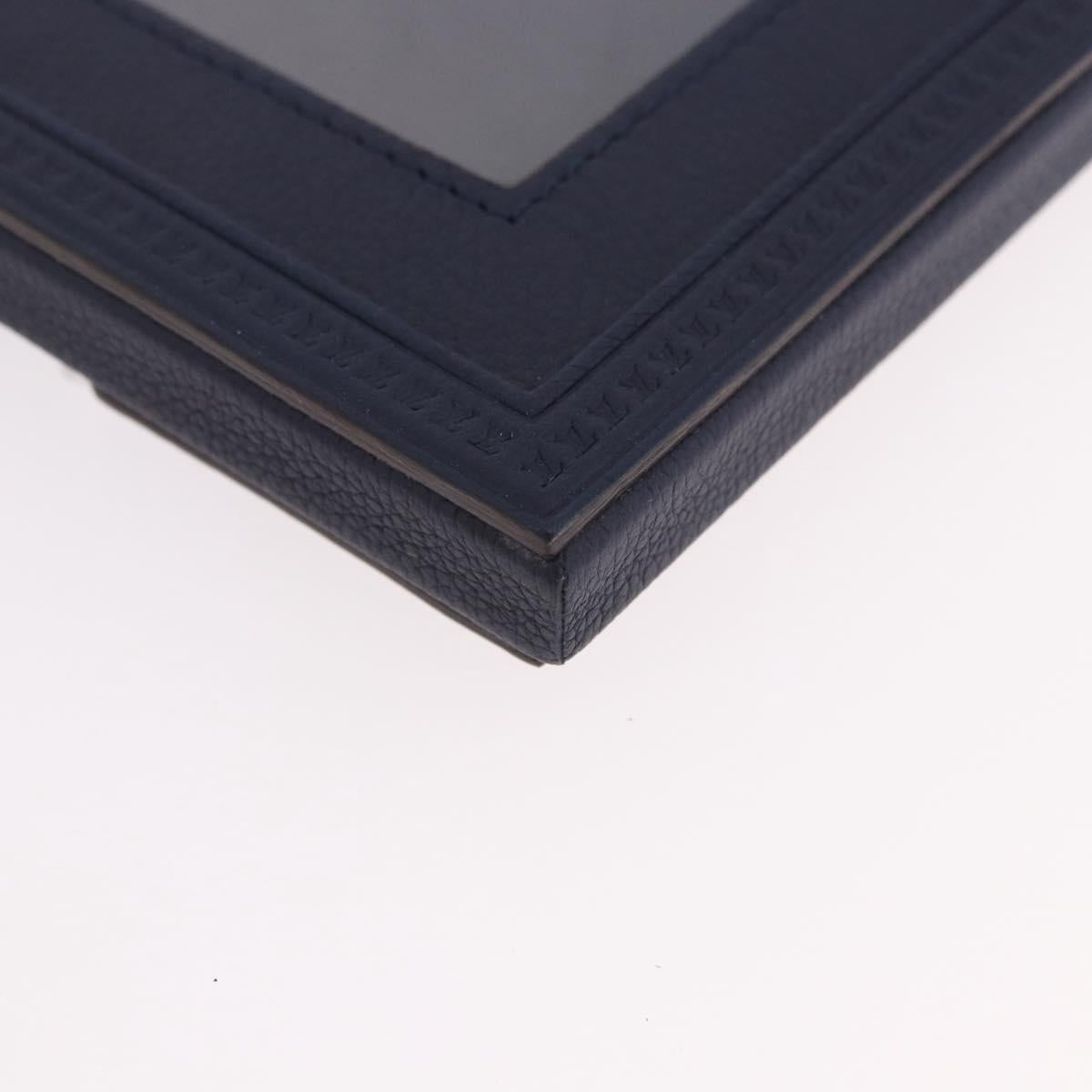 LOUIS VUITTON Cardul Photo Henri MM Photo Frame Leather Navy R98155 Auth SW2644M