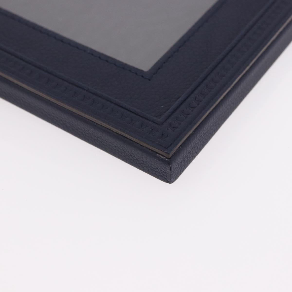 LOUIS VUITTON Cardul Photo Henri MM Photo Frame Leather Navy R98155 Auth SW2644M