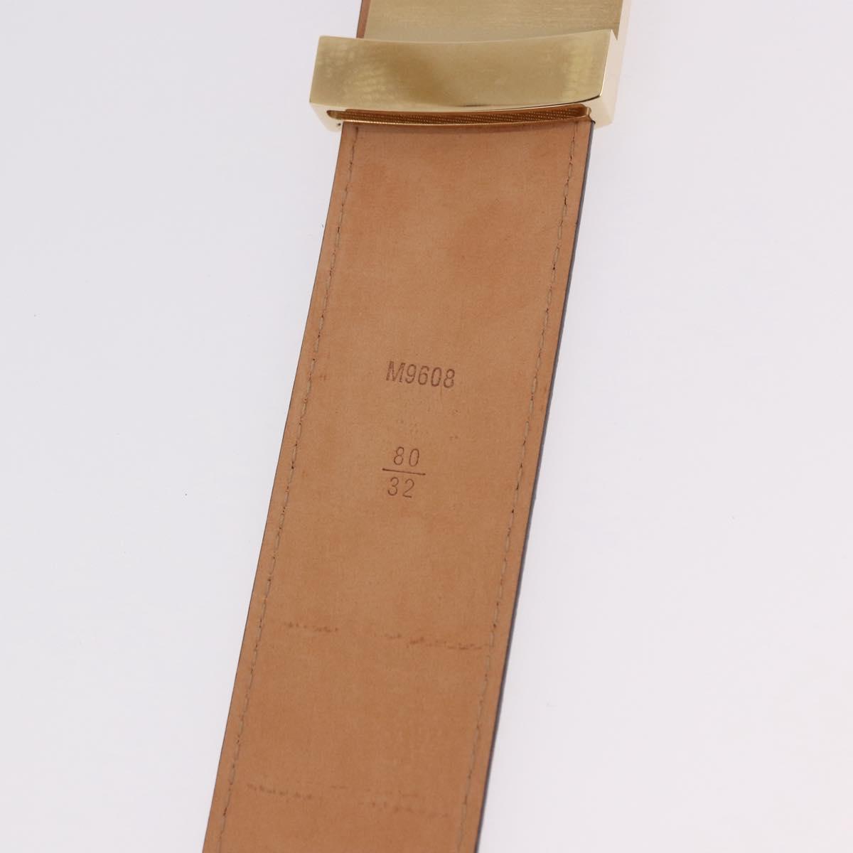 LOUIS VUITTON Monogram Ceinture LV Initials Belt LV Auth SW2646M