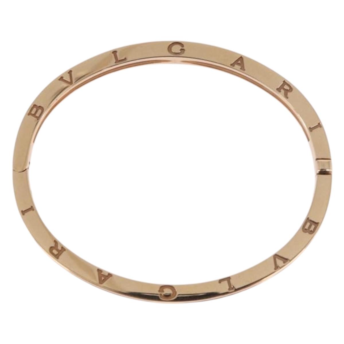 BVLGARI P-Zero One S Bracelet 750PG 26.18g Gold White Auth SW2647SM