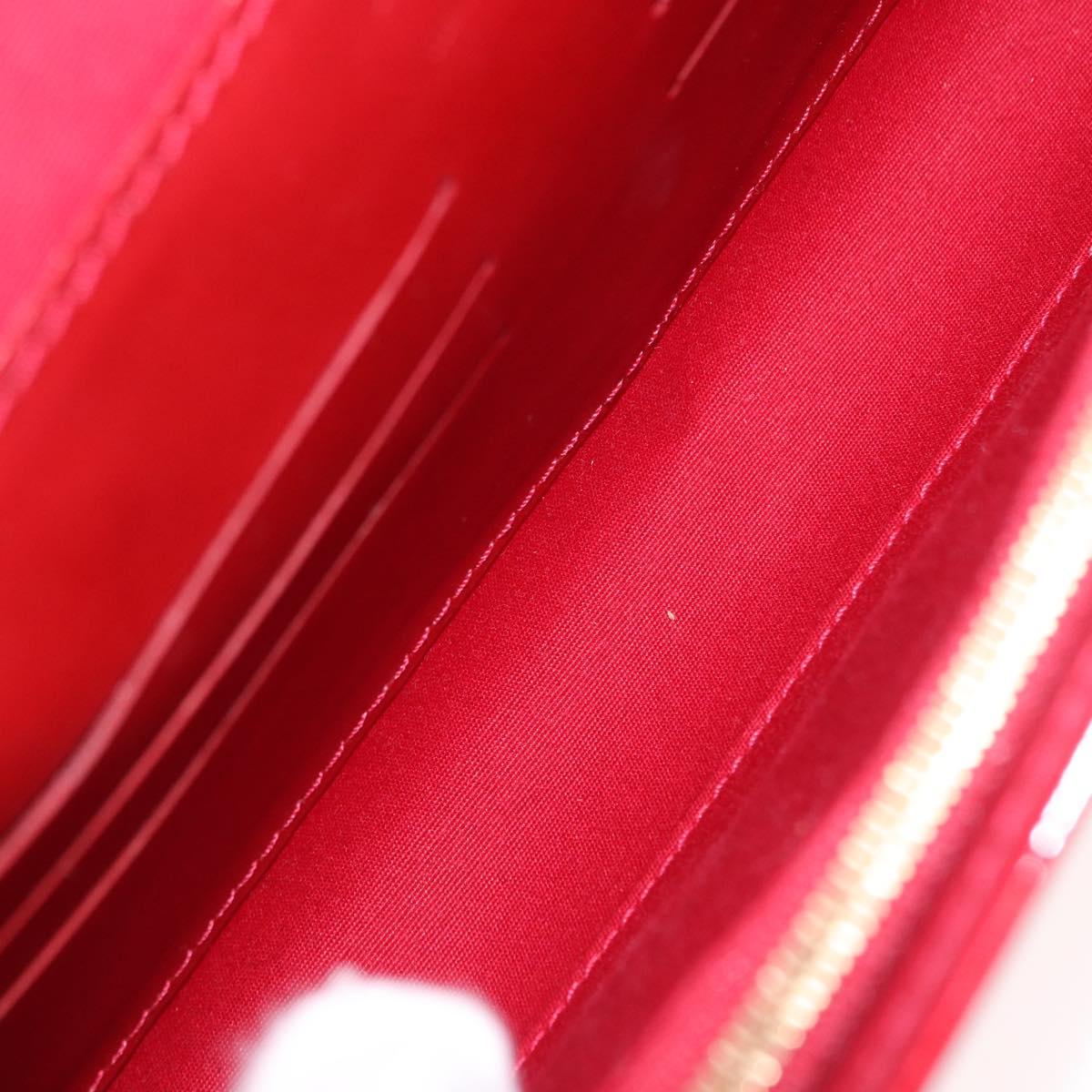 LOUIS VUITTON Monogram Vernis Clutch Ana Pomme D'amour M90095 LV Auth SW2650M
