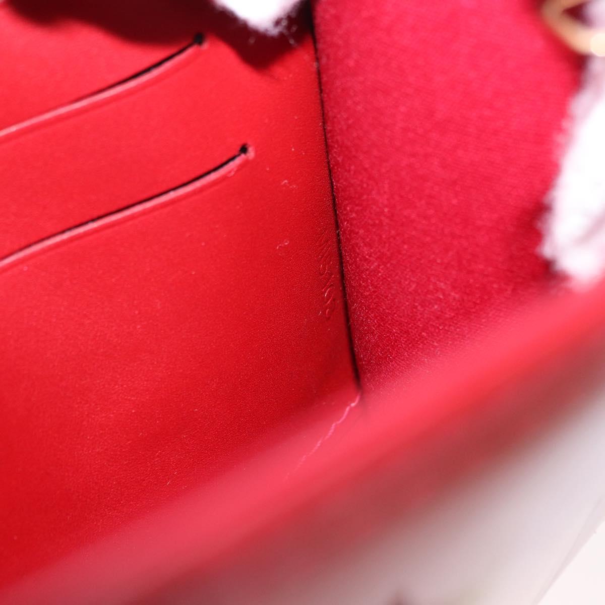 LOUIS VUITTON Monogram Vernis Clutch Ana Pomme D'amour M90095 LV Auth SW2650M