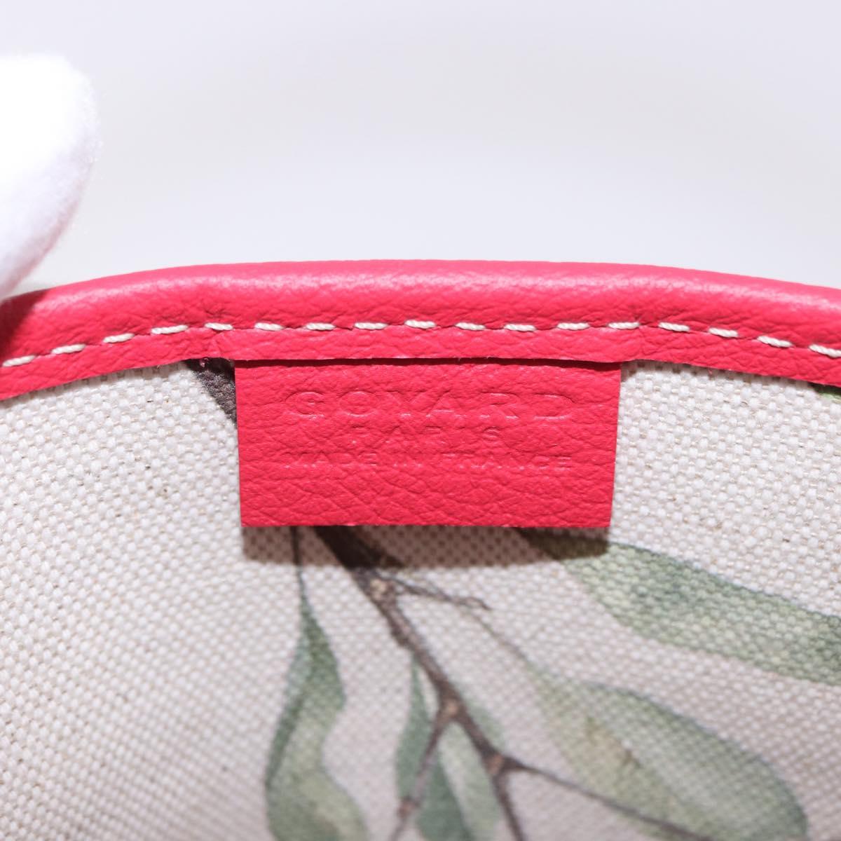 GOYARD Herringbone 2025 Only Poitiers Bag Bag PVC 2way Red Auth SW2665SM